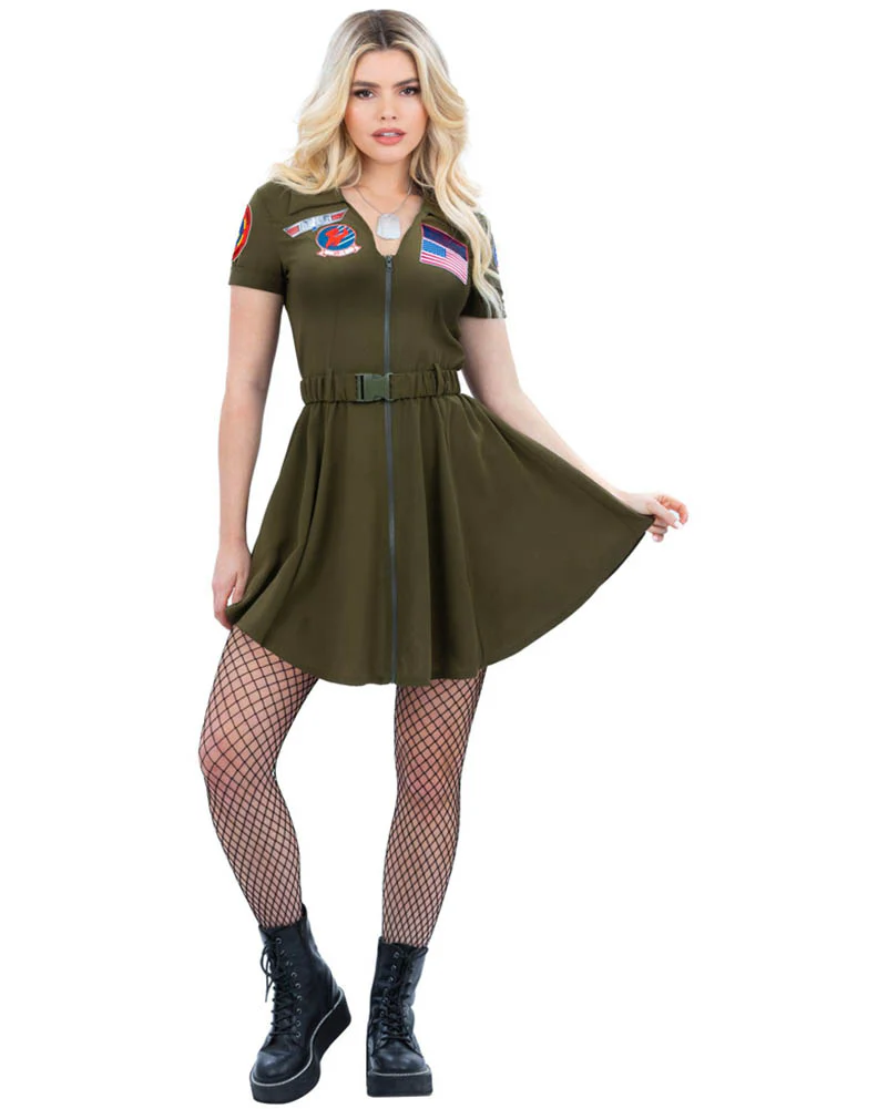 Top Gun A Line Womens Costume - Image 4