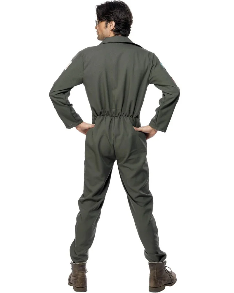 Top Gun Jumpsuit Mens Costume - Image 3