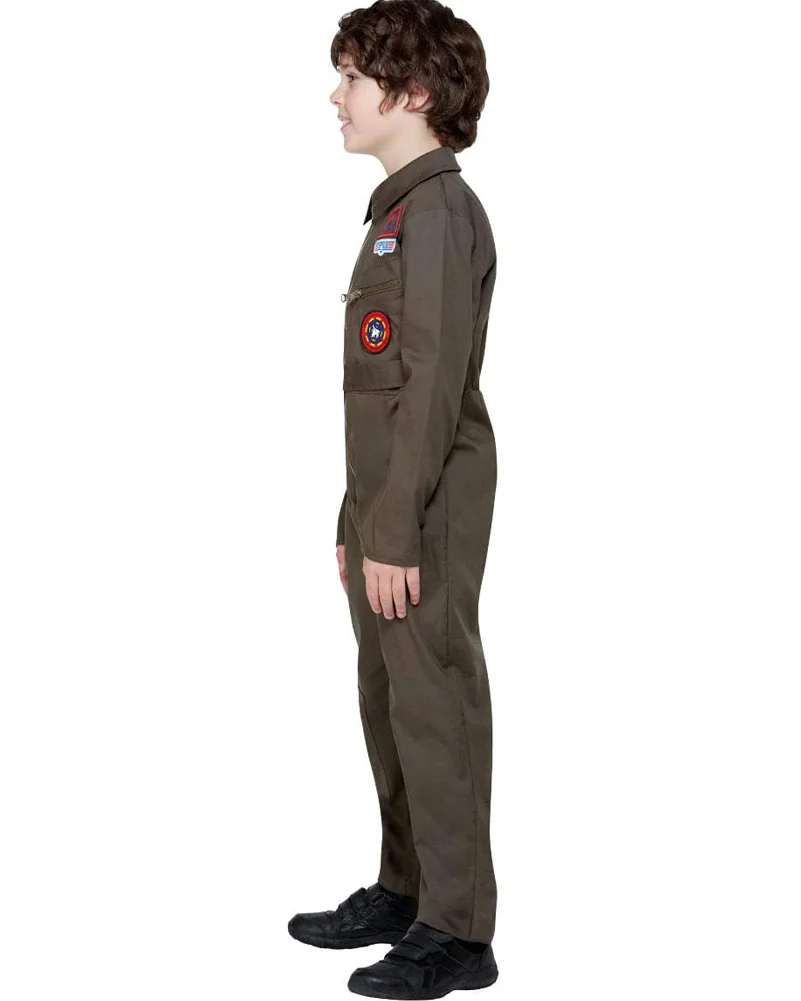 Top Gun Jumpsuit Toddler Boys Costume - Image 2
