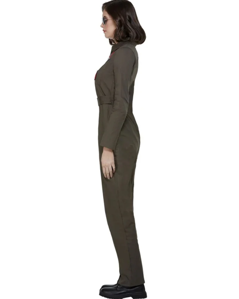 Top Gun Khaki Womens Costume - Image 2