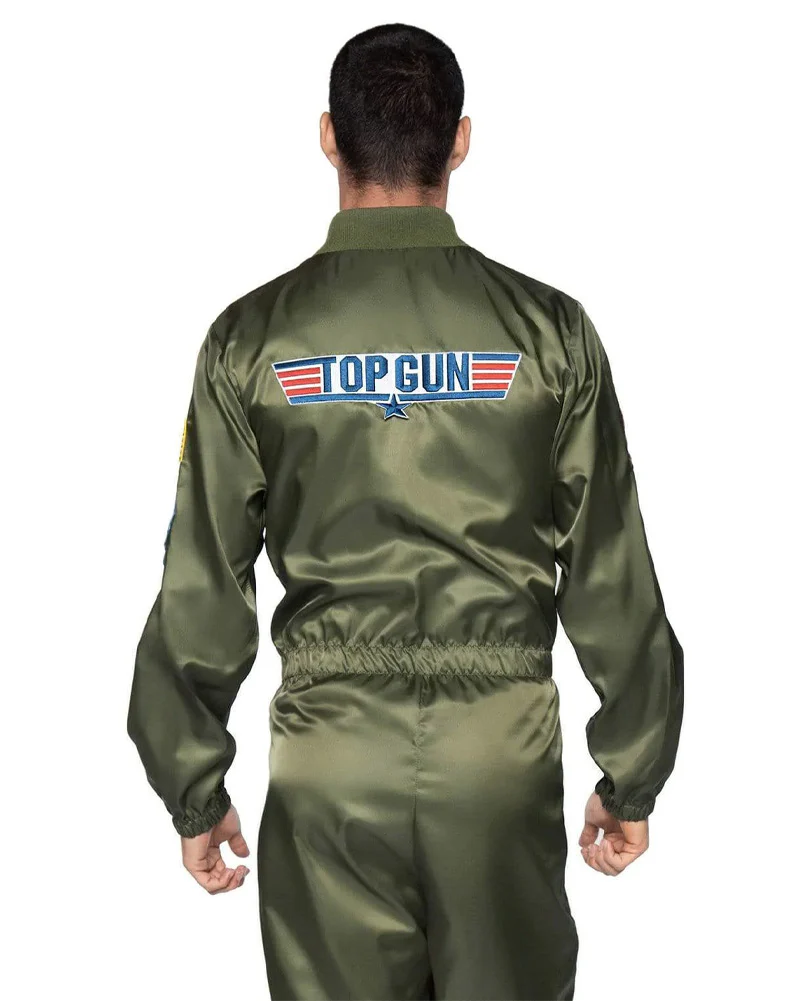 Top Gun Parachute Flight Suit Mens Costume - Image 2
