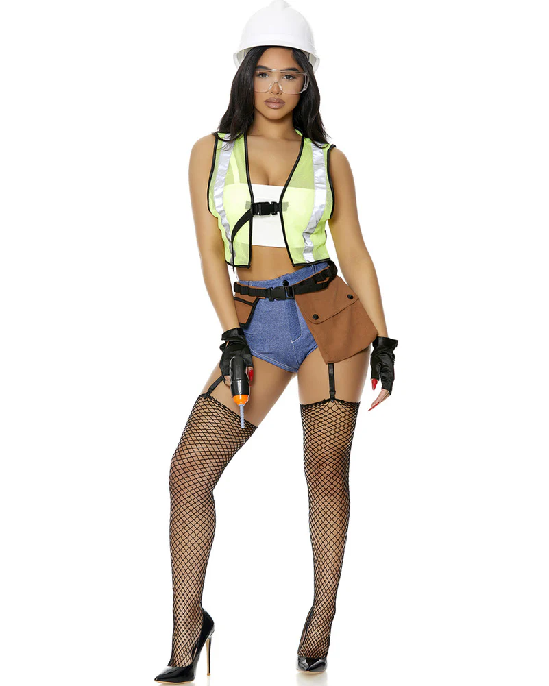 Tradie Babe Womens Costume - Image 4