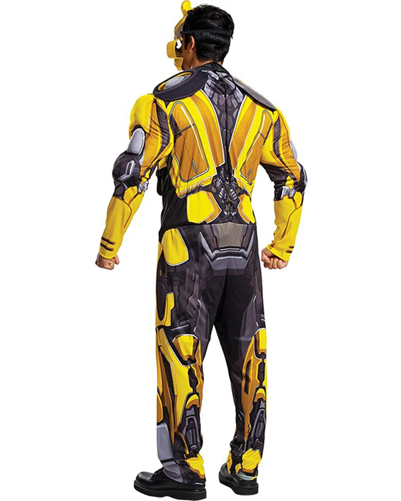 Transformers Bumblebee Movie Muscle Mens Costume - Image 2
