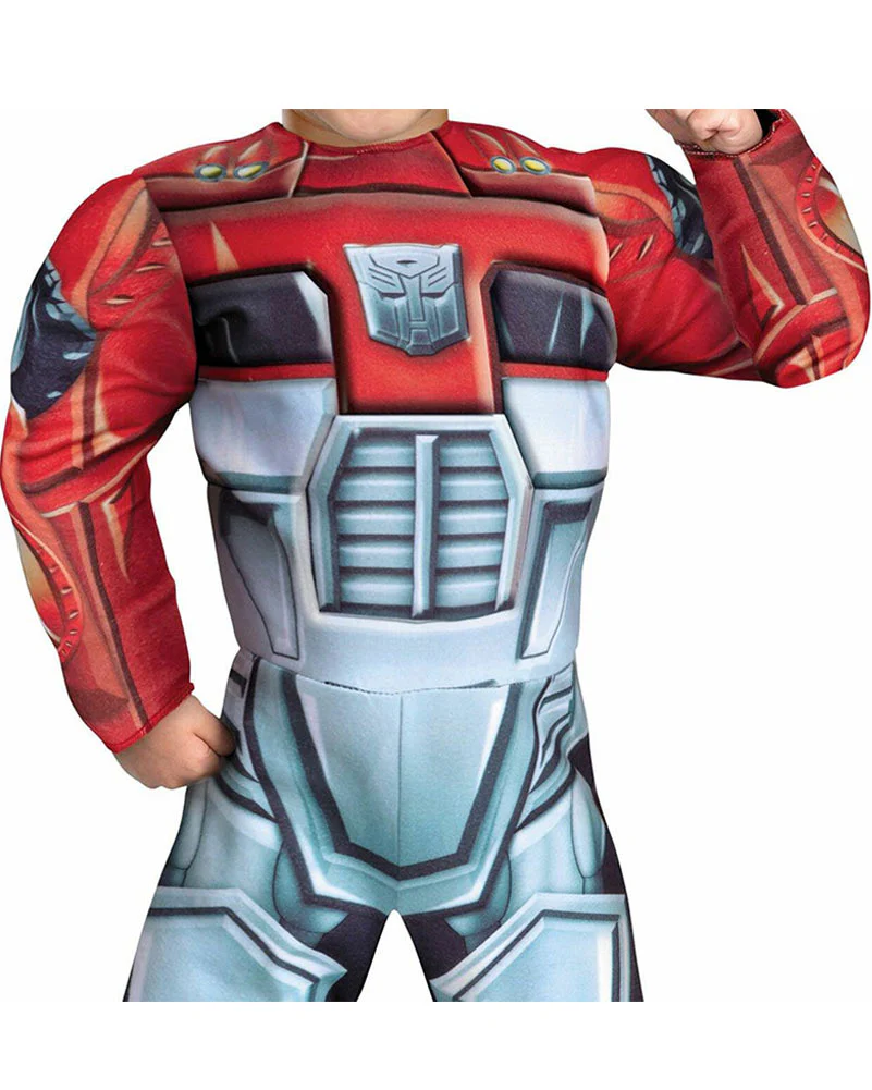 Transformers Optimus Prime Rescue Bot Muscle Toddler Costume - Image 2