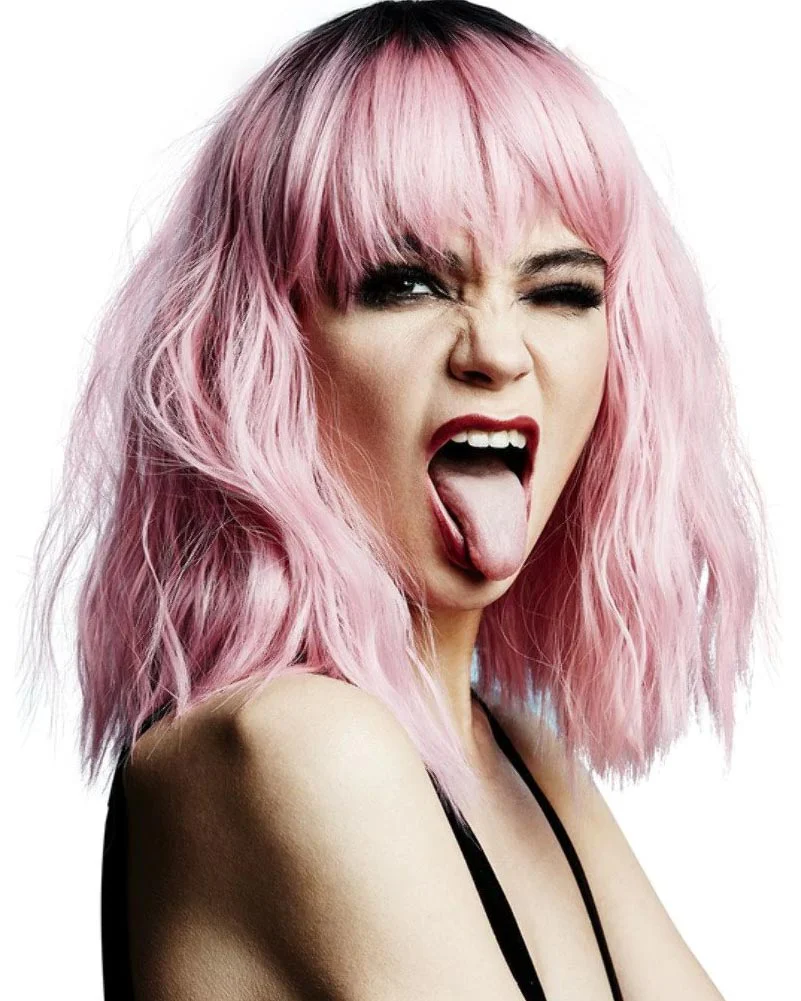 Trash Goddess Short Pink Wig - Image 3