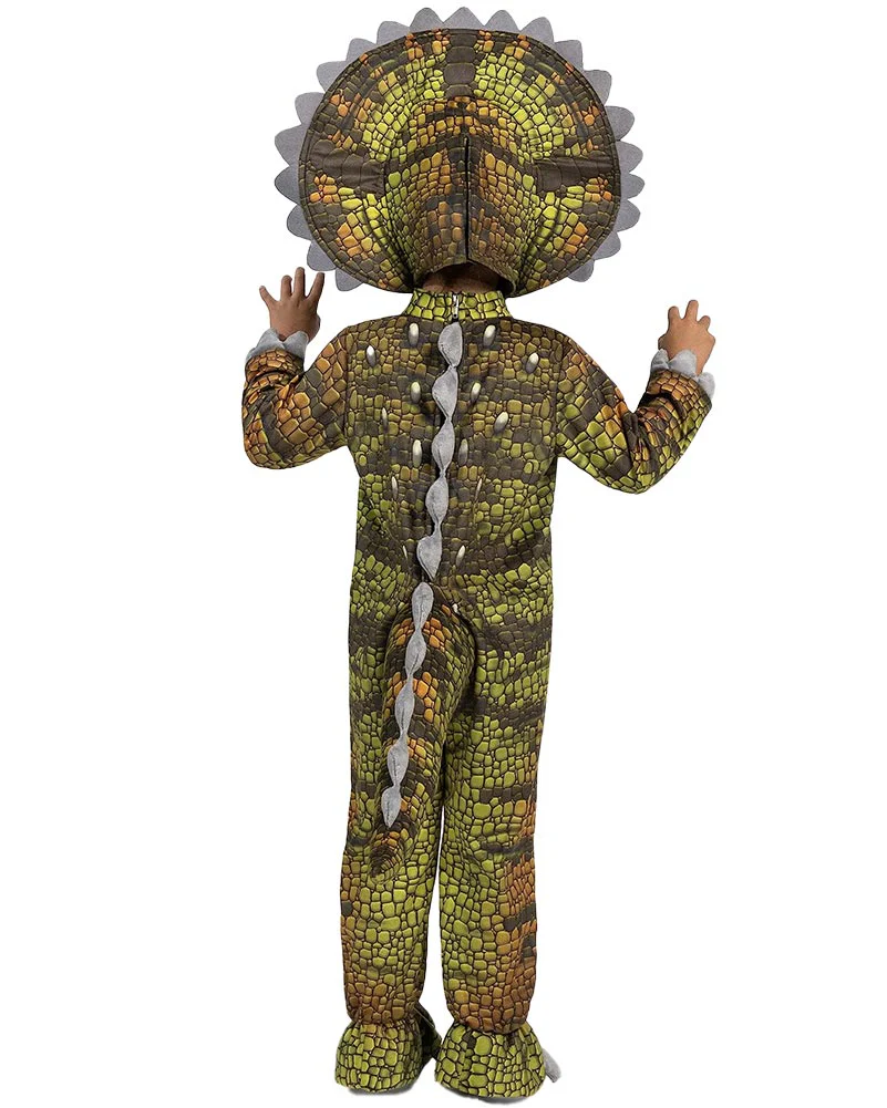 Triceratops Dinosaur Kids Costume - Image 2