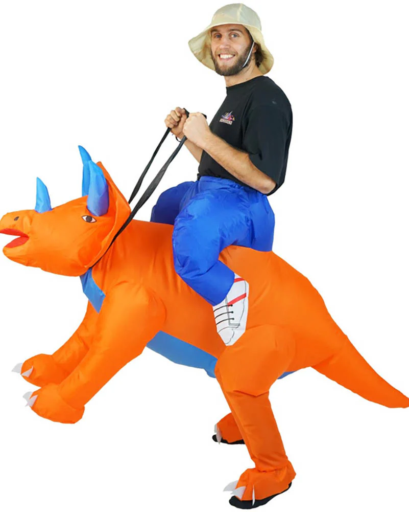 Triceratops Inflatable Adult Costume - Image 4