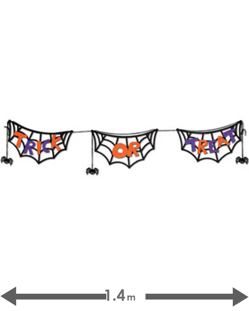Trick or Treat Felt Banner 1.4m