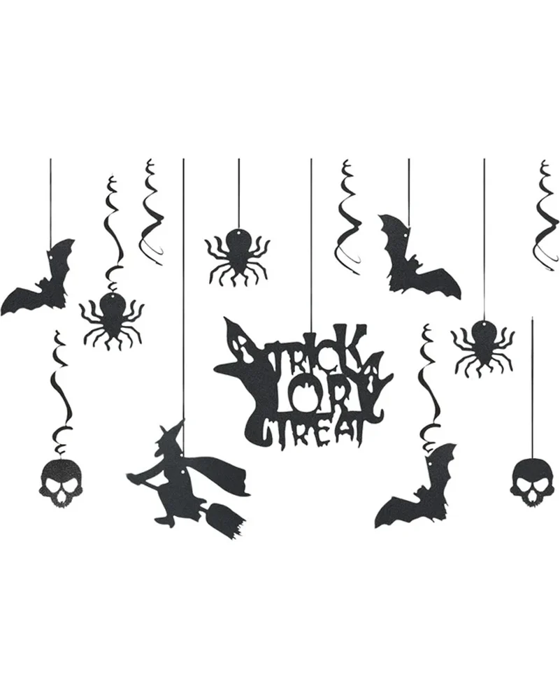 Trick or Treat Hanging Decorations Pack of 13 - Image 2