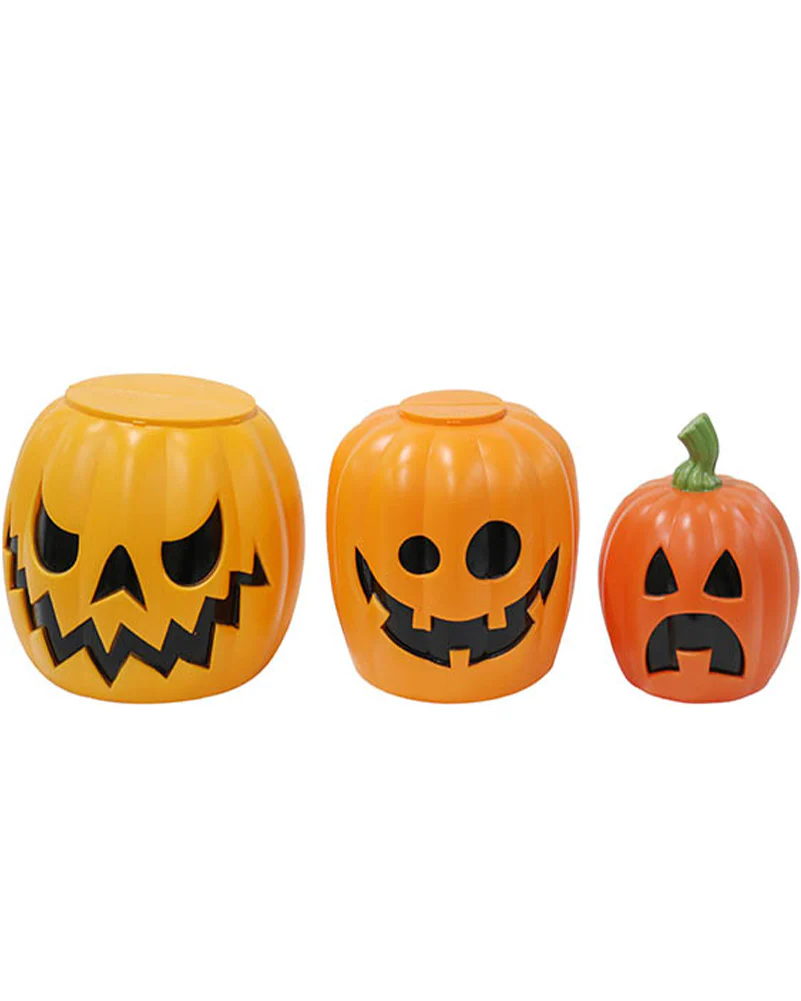Triple Stacked Pumpkin Decoration 63cm - Image 2