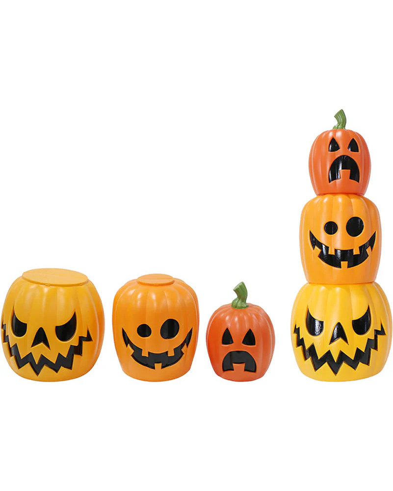 Triple Stacked Pumpkin Decoration 63cm - Image 3