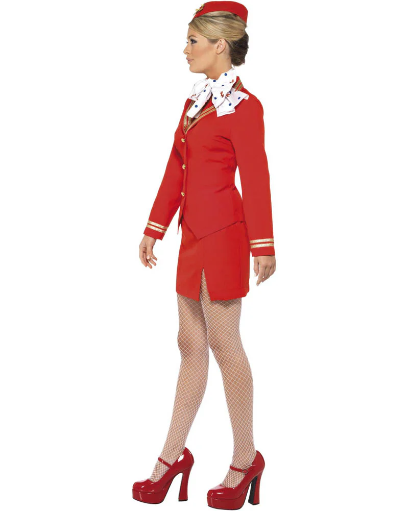 Trolley Dolly Womens Costume - Image 3