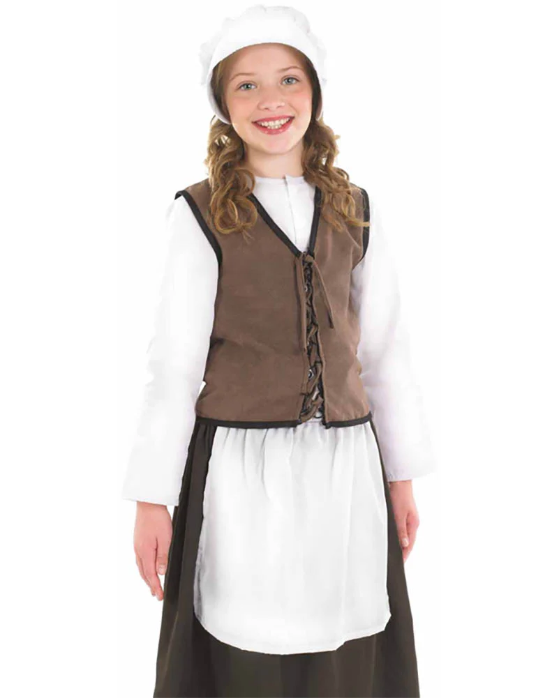 Tudor Kitchen Girls Costume - Image 2