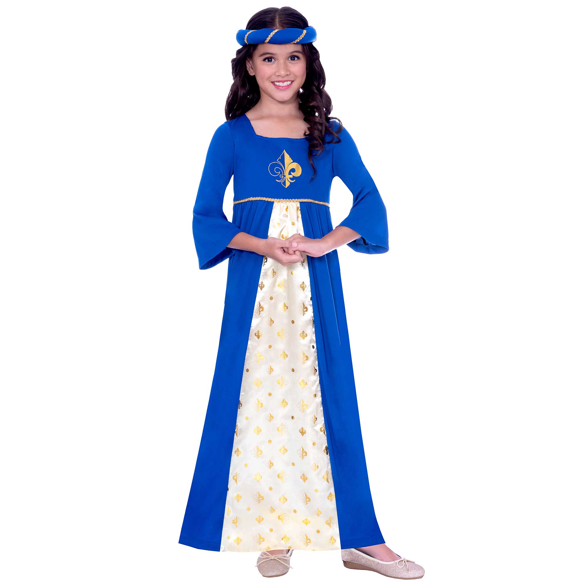 Tudor Princess Blue Girls Book Week Costume 4-6 Years