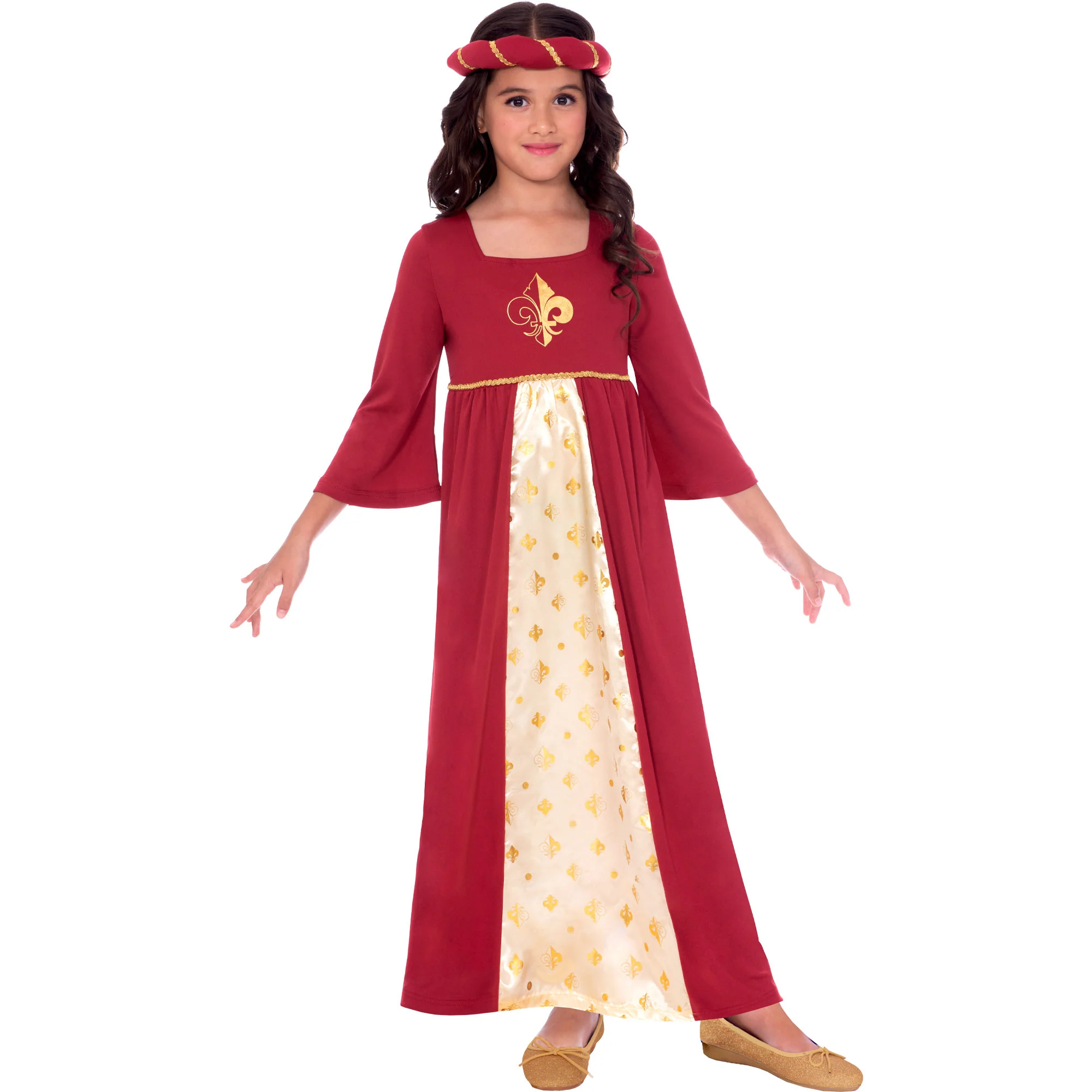 Tudor Princess Red Girls Book Week Costume 4-6 Years