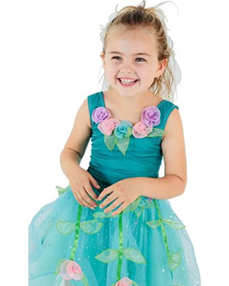 Faraway Fairy Turquoise Dress Girls Book Week Costume - Image 3