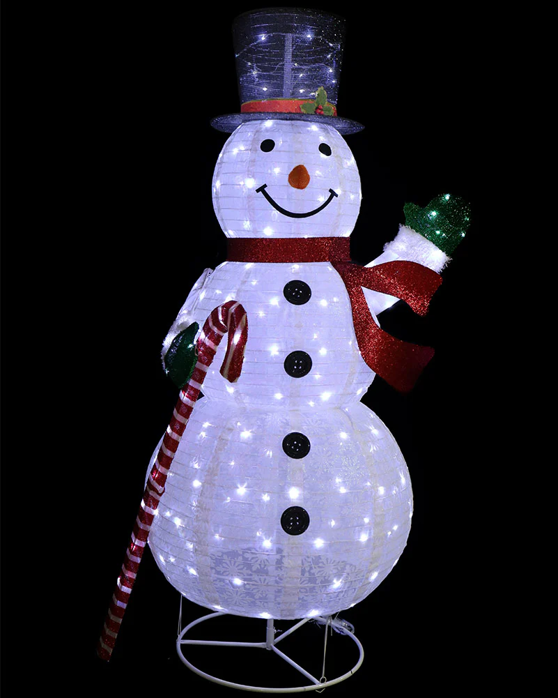 Twinkle Pop Up Christmas LED Snowman 1.5m - Image 4