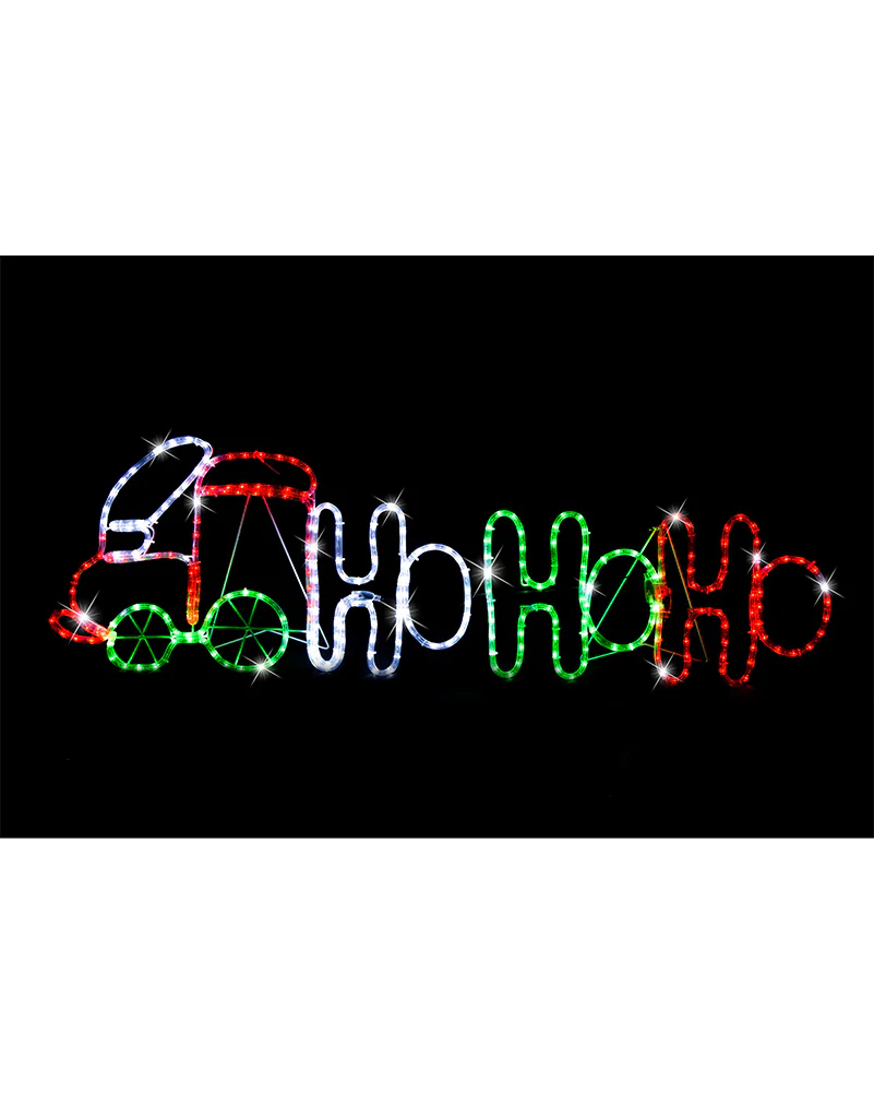 Twinkling Hohoho Train LED Christmas Ropelight 1.3m - Image 2