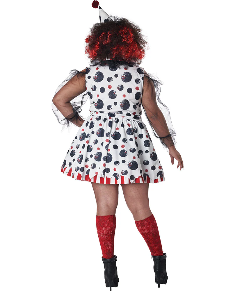 Twisted Clown Womens Plus Size Costume - Image 3