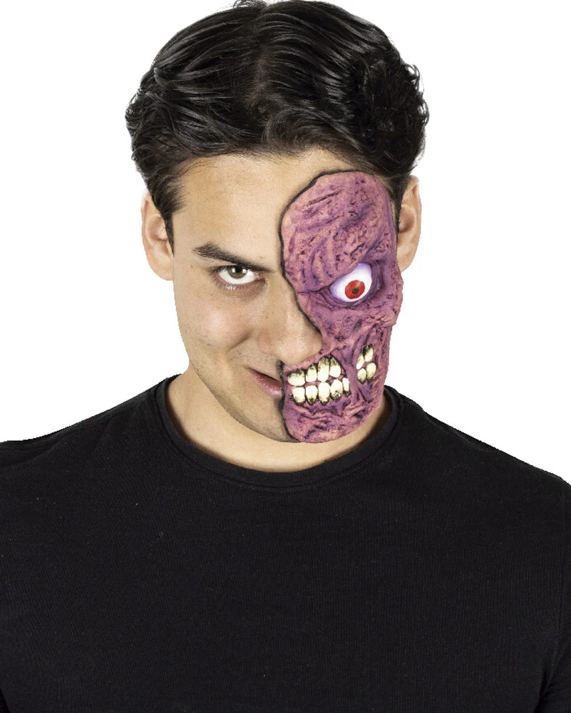 Two Faced Luxury FX Appliance Transfer Prosthetic Half Mask