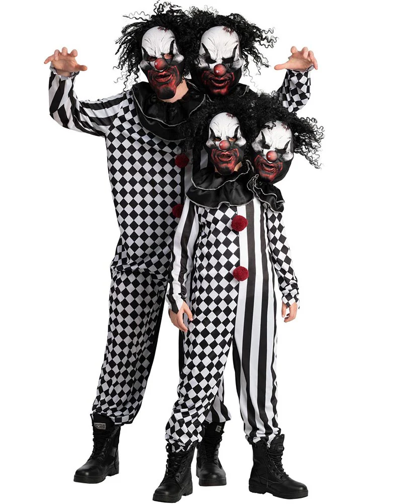 Two Headed Clown Kids Costume - Image 3