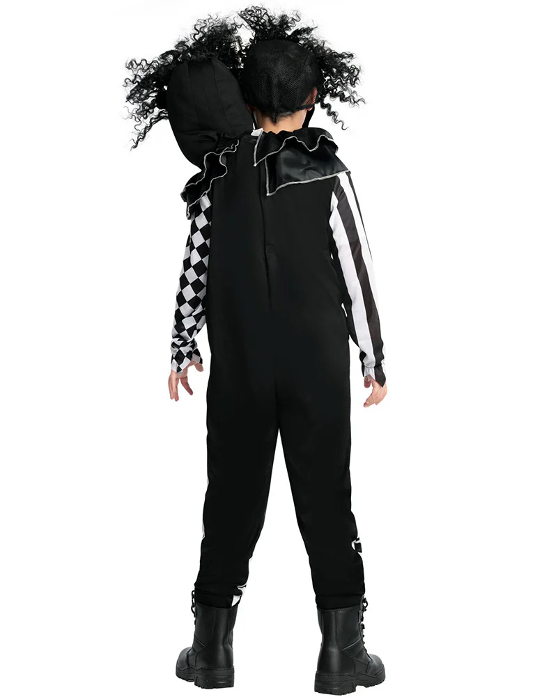 Two Headed Clown Kids Costume - Image 4