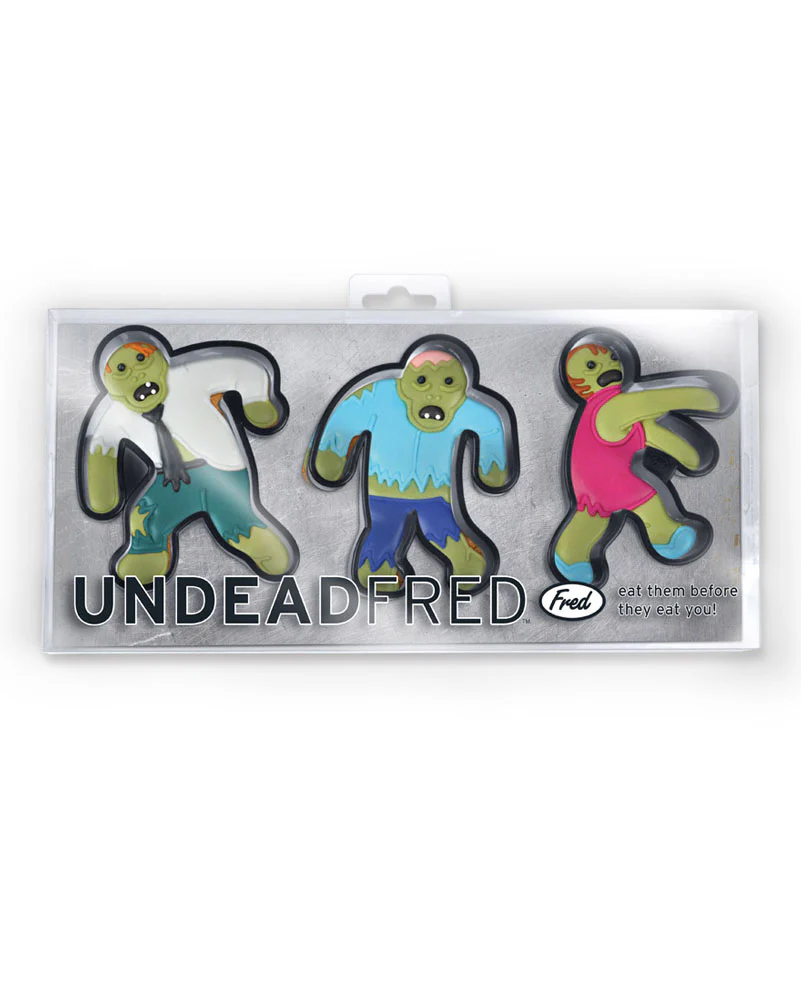 Undead Fred Zombie Cookie Cutters Pack of 3 - Image 2