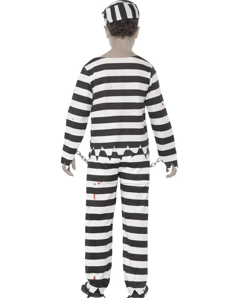 Undead Zombie Convict Boys Costume - Image 3