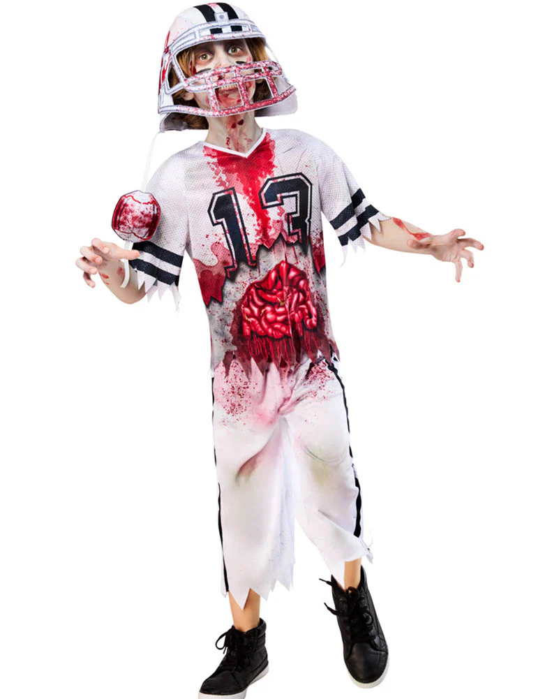 Undead Zombie Football Player Boys Costume - Image 3