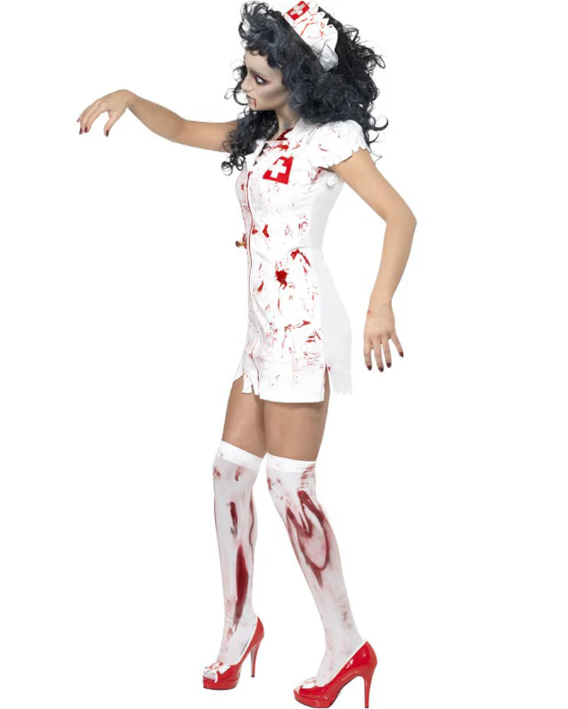 Undead Zombie Nurse Womens Costume - Image 2