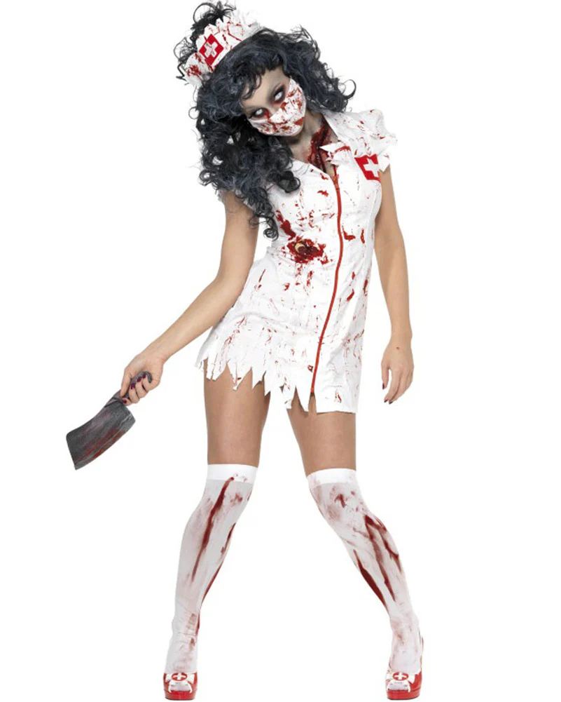 Undead Zombie Nurse Womens Costume - Image 3