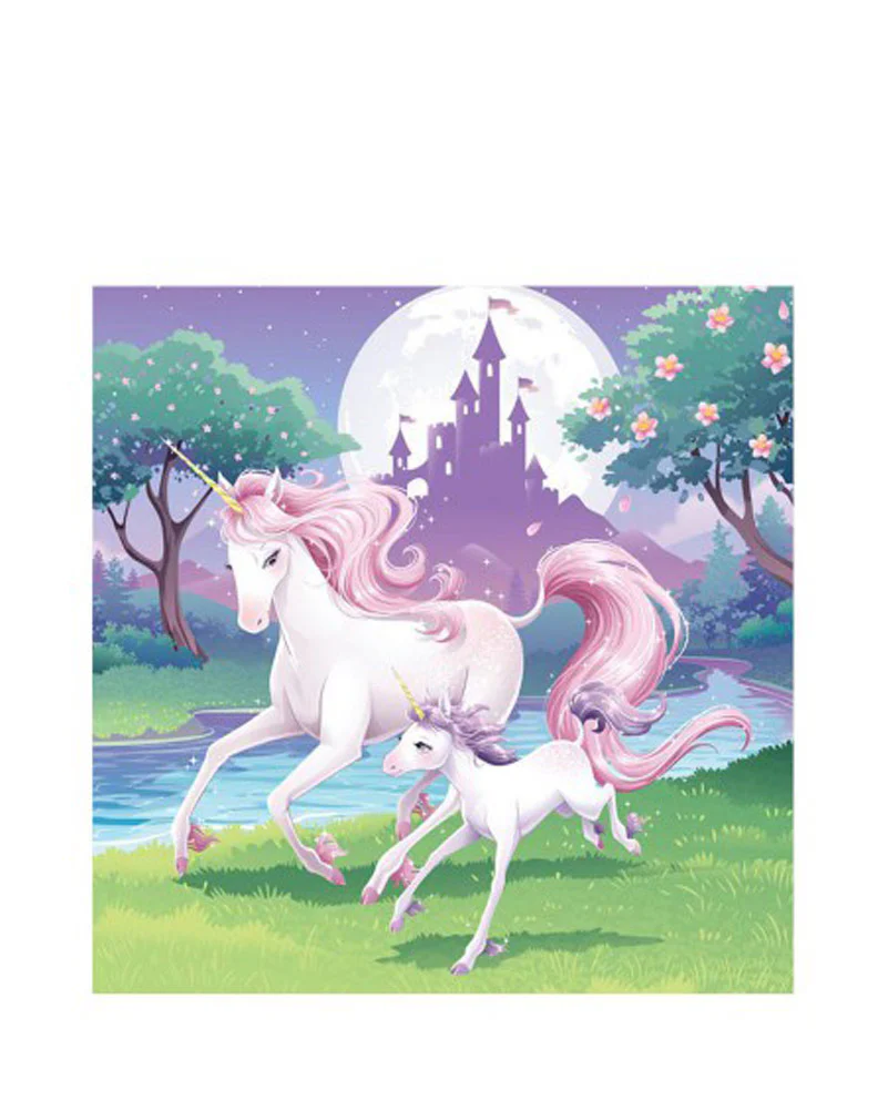 Unicorn Fantasy Lunch Napkins Pack of 16