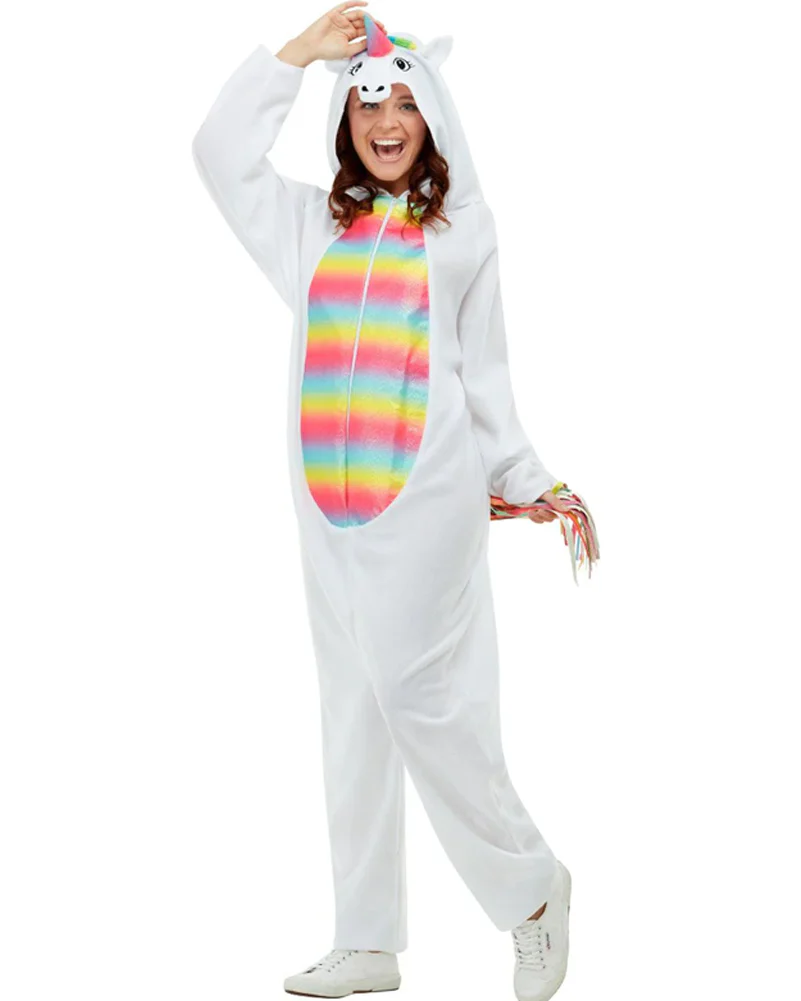 Unicorn Jumpsuit Adult Costume - Image 3