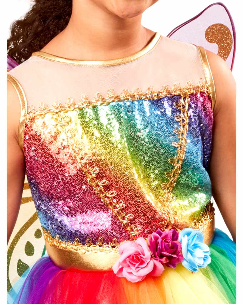 Unicorn Rainbow Tutu Girls Costume - Image 3