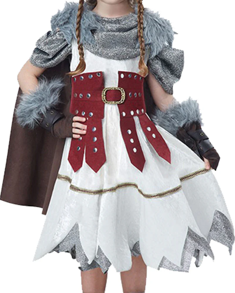 Valorous Viking Girls Book Week Costume - Image 4