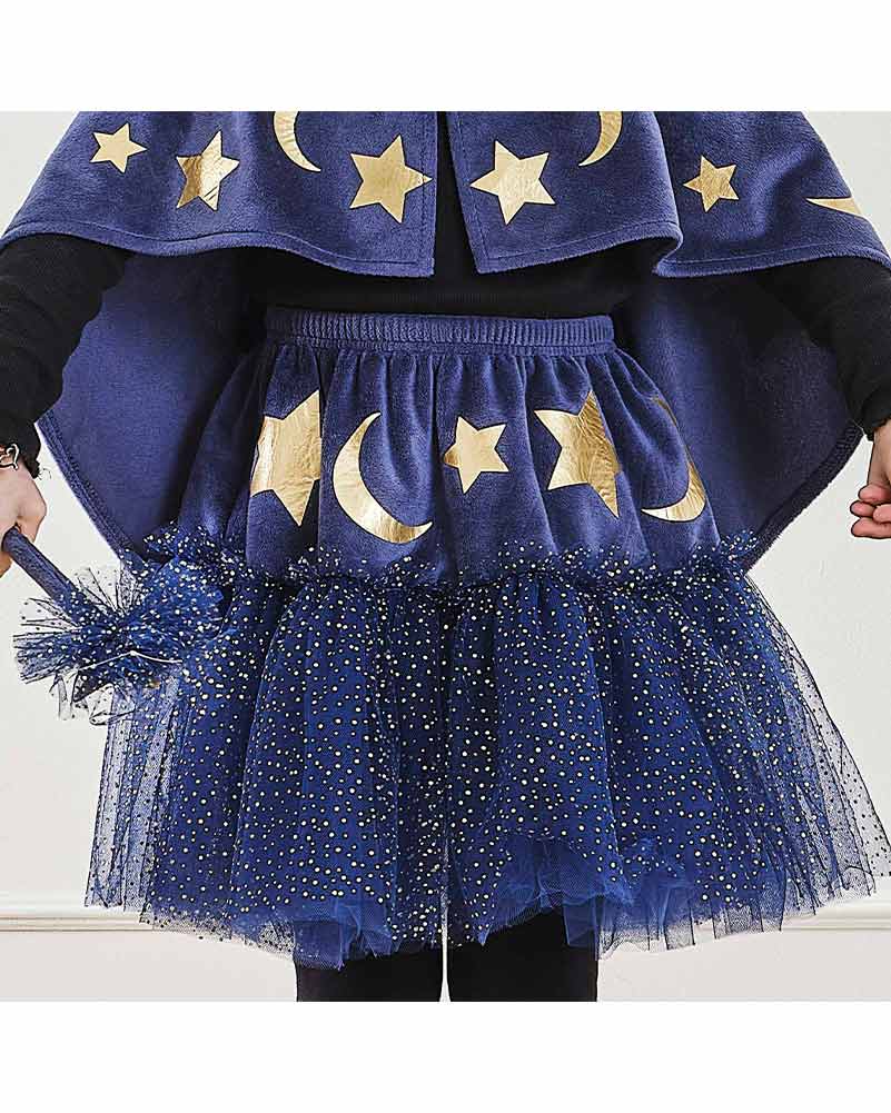 Velvet Sparkle Navy Wizard Tutu Kids 3-5 Years - Image 2