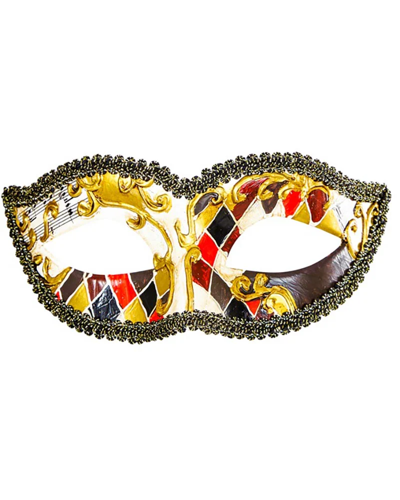 Venetian Harlequin Eye Mask - Image 2
