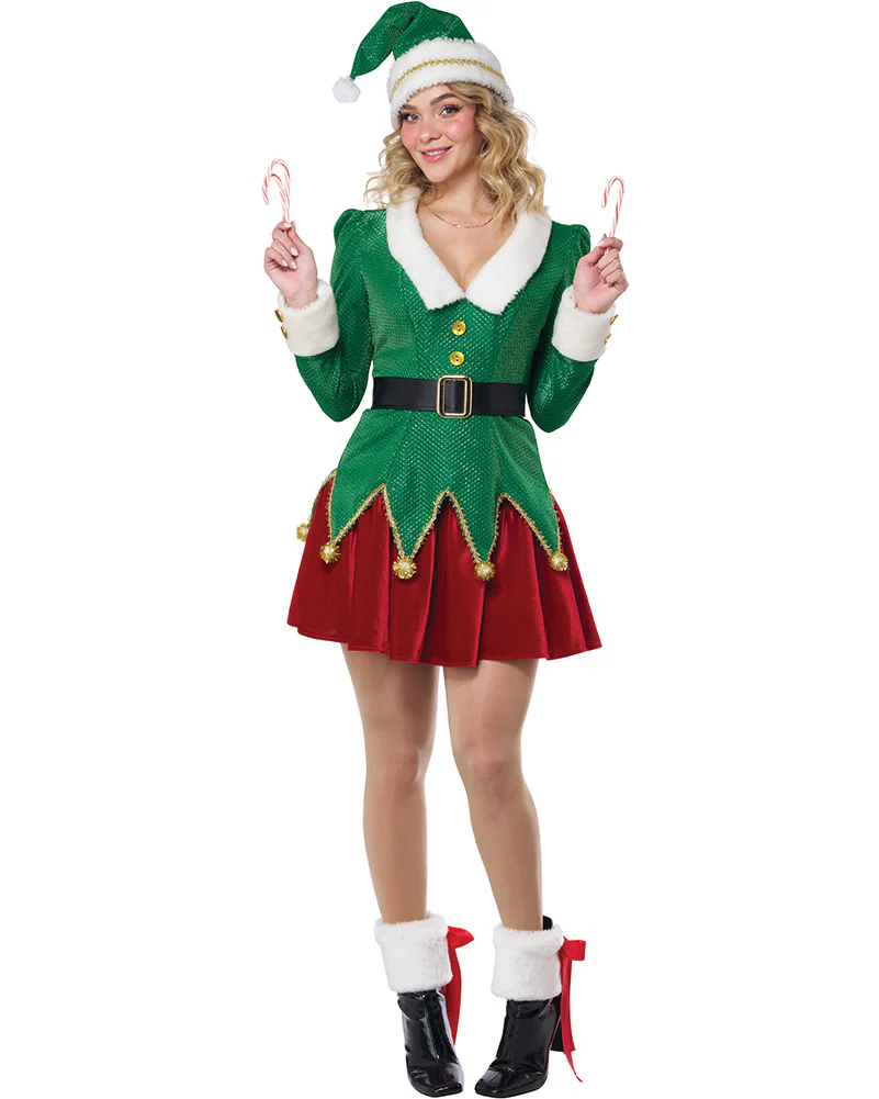 Very Merry Elf Womens Costume - Image 2