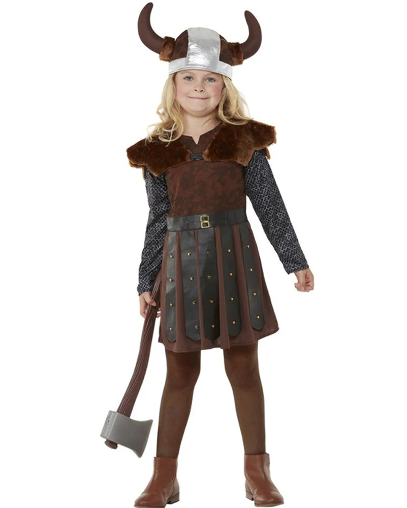 Viking Princess Girls Costume - Image 2