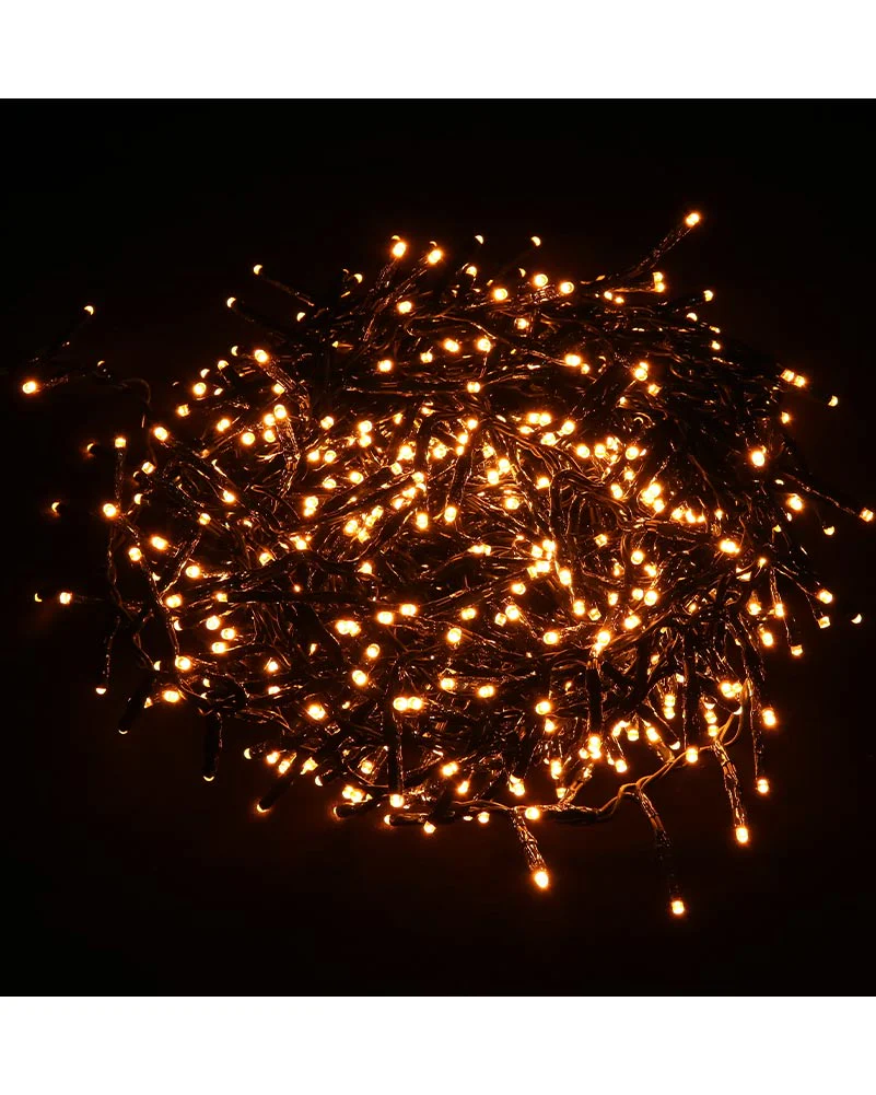 Vintage Gold 720 Piece LED Cluster Lights 10.4m - Image 2