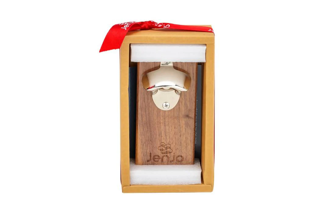 Walnut Magnetic Bottle Opener - Image 2