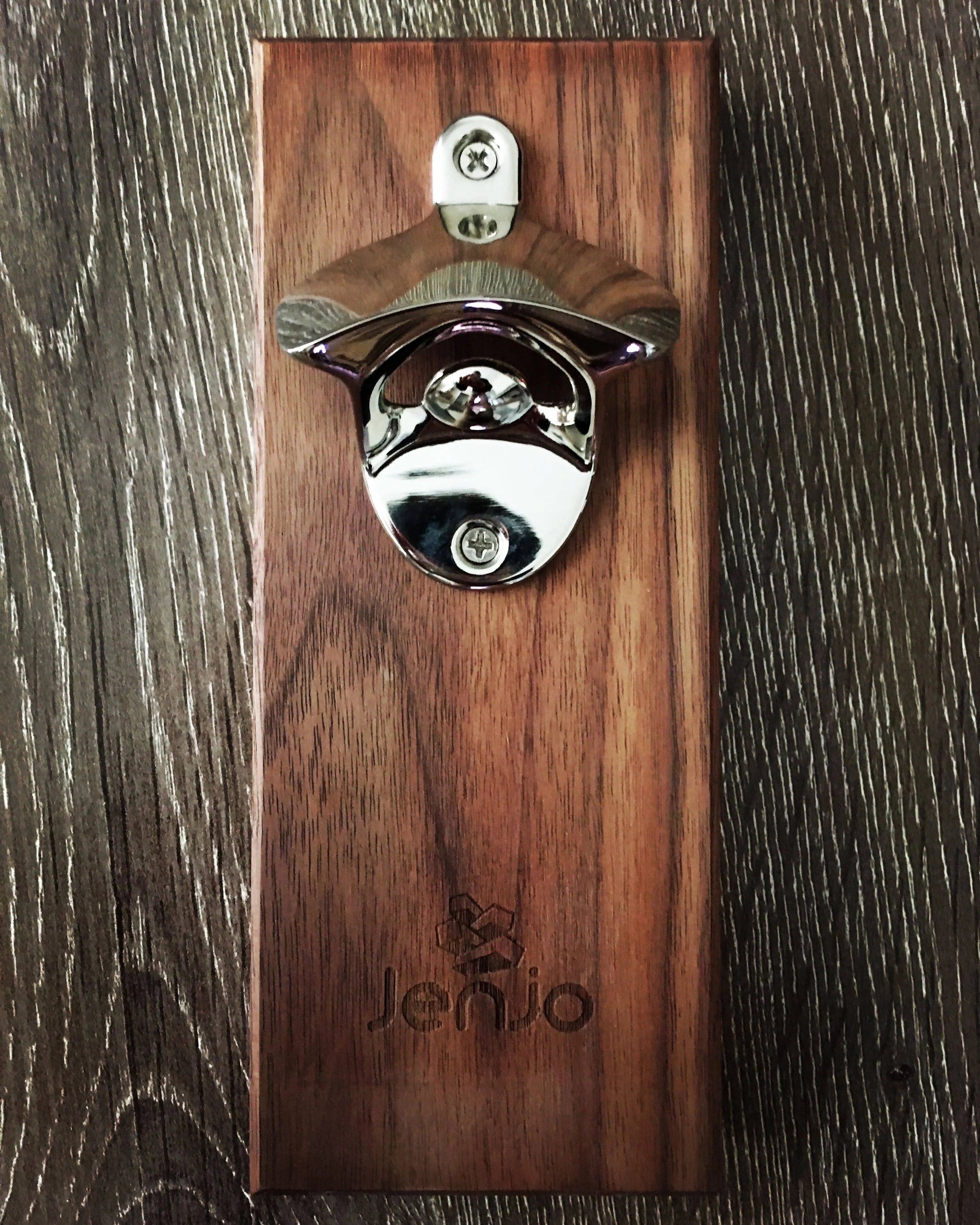 Walnut Magnetic Bottle Opener - Image 5