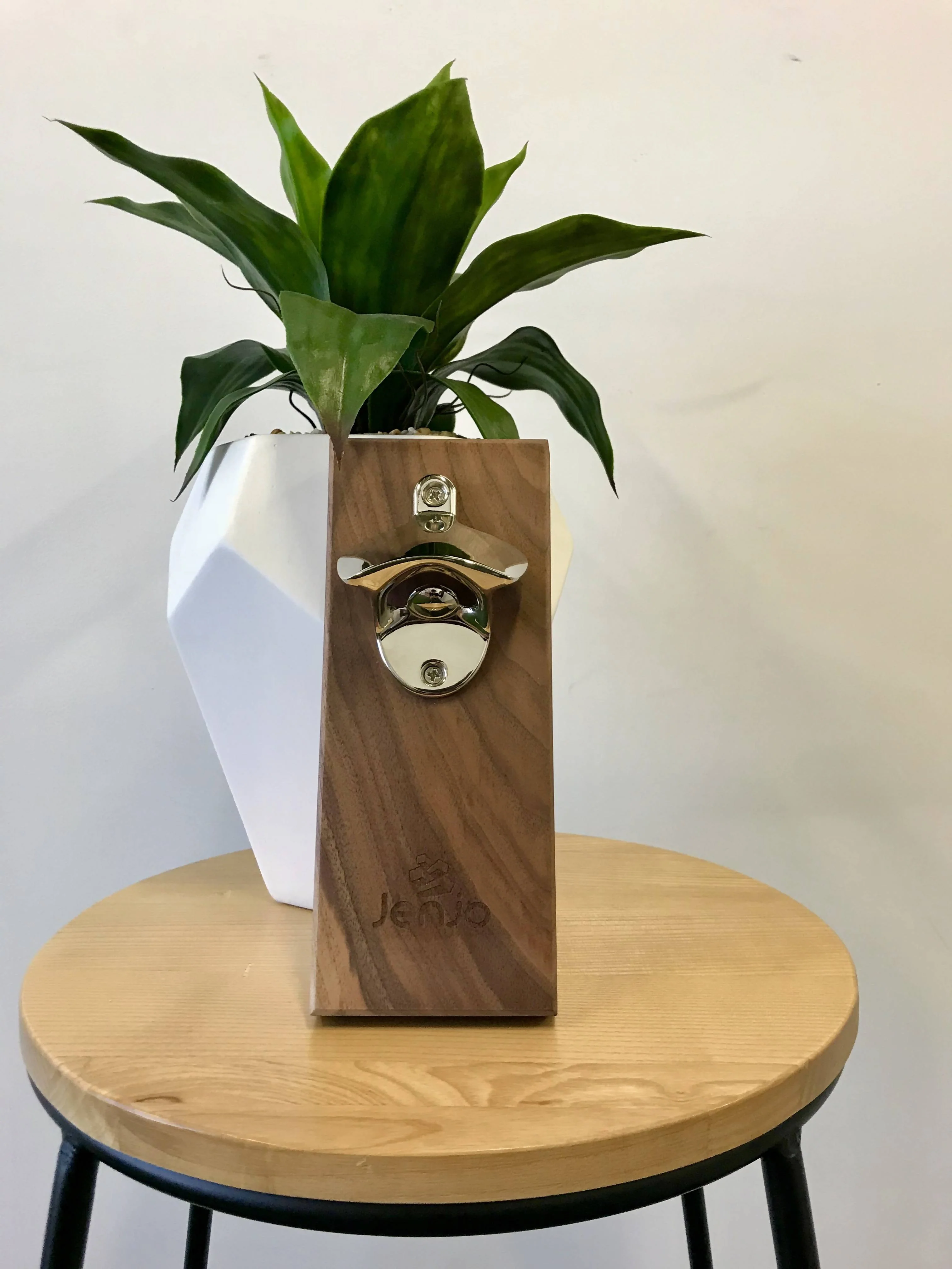 Walnut Magnetic Bottle Opener - Image 6