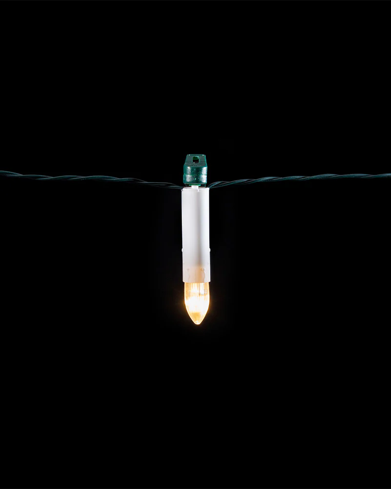 Warm White Clip On Candle Lights LED Christmas Lights Pack Of 20 - Image 2