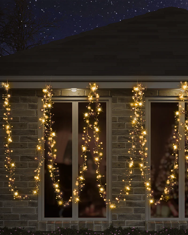 Warm White Cluster Lights 2000 Piece LED Lights - Image 4