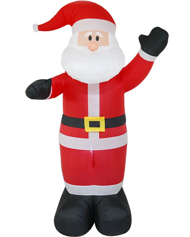 Waving Santa Christmas Lawn Inflatable 2.4m - Image 2