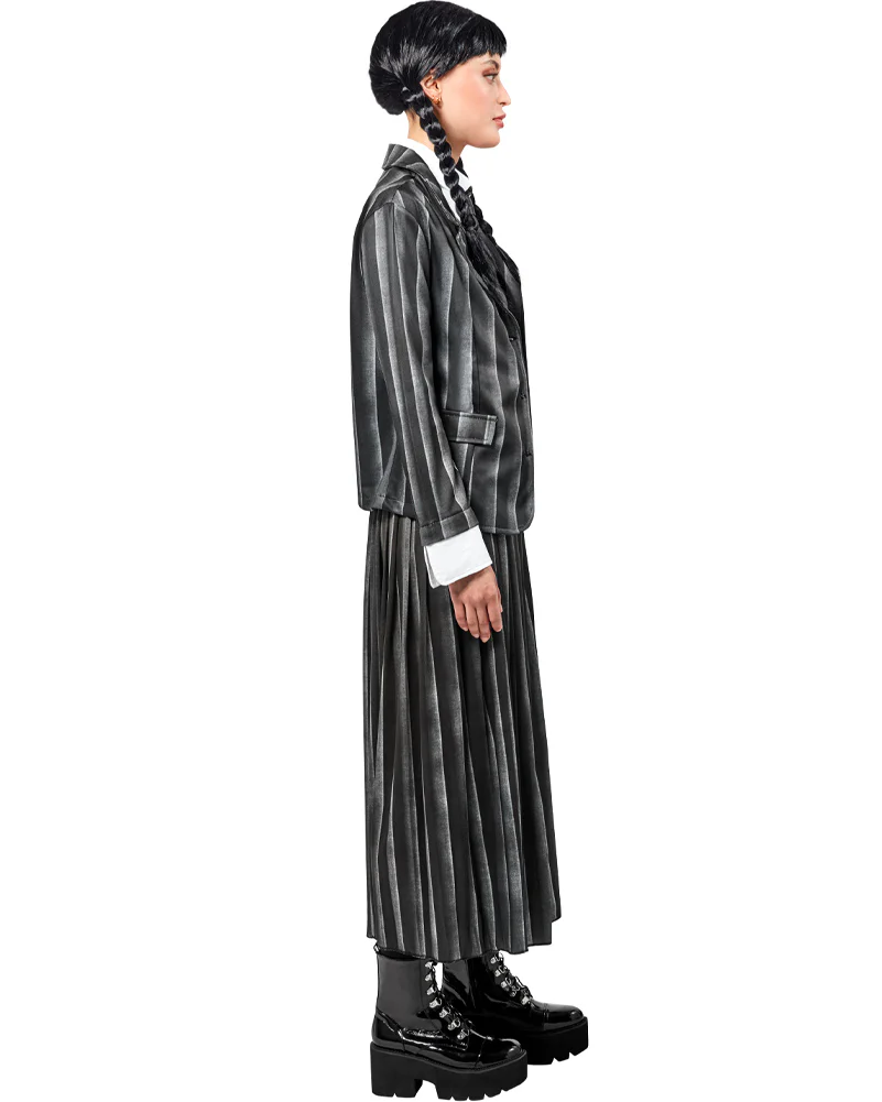 Wednesday Nevermore Academy Black Wednesday Deluxe Womens Costume - Image 4