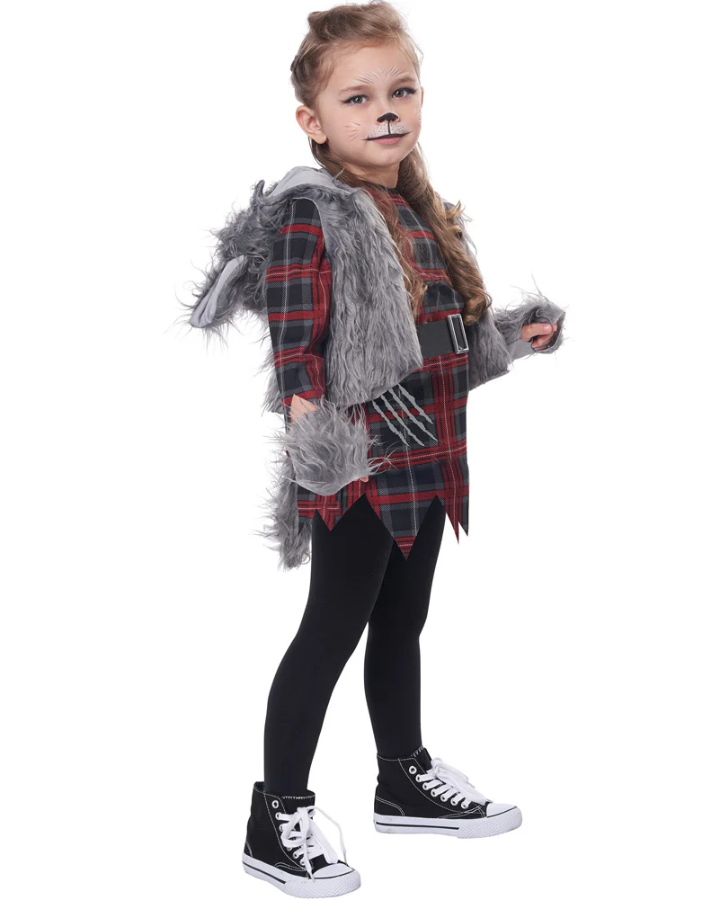 Wee Wolf Toddler Girls Costume - Image 2