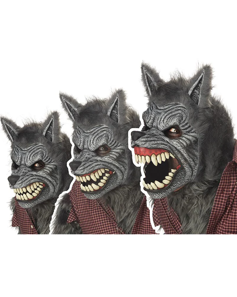 Grey Werewolf Ani Motion Mask - Image 2