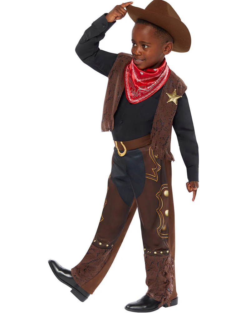 Western Cowboy Boys Costume - Image 4